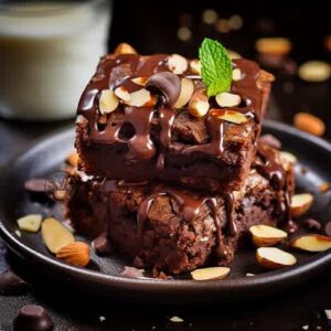 brownie con pepitas de chocolate